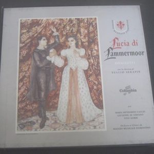 Donizetti Lucia di Lammermoor  Callas Gobbi Serafin Columbia FCX 258/9 2 LP Box