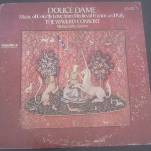 Douce Dame Music Of Love From Medieval France & Italy Waverly Consort Jaffee LP