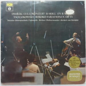 Dvorak – Cello Concerto / Tchaikovsky – Rokoko Variations Rostropovitch Karajan