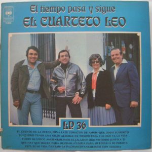 EL QUARTETO LEO – El Tiempo Pasa Y Sigue LP 36 Rare Argentina folk tango CBS