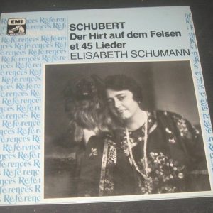 Elisabeth Schumann – Schubert Der hirt auf dem felsen & 45 lieders HMV 2 lp EX