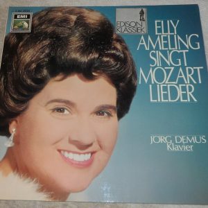 Elly Ameling Singt Mozart Lieder Jorg Demus HMV EMI 1C 063-29 024 lp EX