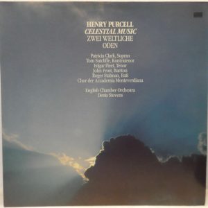 English Chamber Orchestra / Denis Stevens PURCELL – Celestial Music LP SCHWANN