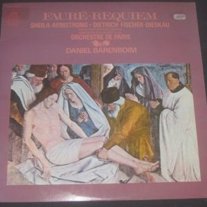 Faure ? Requiem Armstrong Fischer-Dieskau Barenboim Angel ASDQ 3065 LP EX