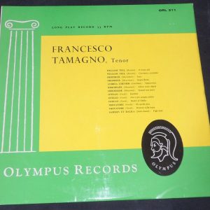 Francesco Tamagno – Tenor Olympus ORL 211 LP EX