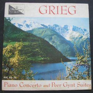 GRIEG PEER GYNT SUITES , PIANO CONCERTO – Boukoff , Rodzinski Westminster  lp