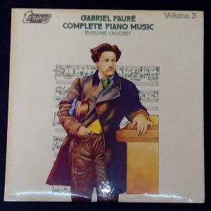 Gabriel Faure Complete Piano Music  Evelyne Crochet Turnabout TV 37042S LP EX
