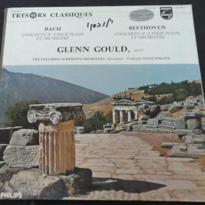 Glenn Gould / Golschmann- Beethoven / Bach Piano Concerto Philips L 01.391 L lp