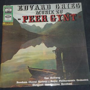 Grieg – Peer Gynt Hollweg Beecham  HMV Electrola SME 80897 lp EX