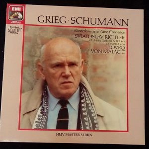 Grieg / Schumann Piano Concertos Richter / Von Matacic HMV LP EX