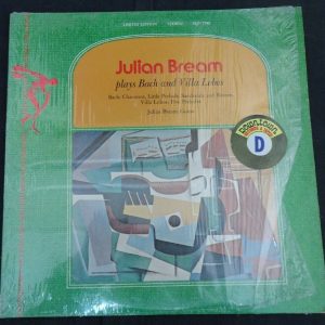 Guitar – Julian Bream Plays Bach And Villa-Lobos Sine Qua Non lp EX