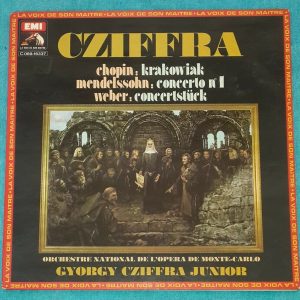 Gyorgy Cziffra –  Chopin , Mendelssohn , Weber EMI HMV  C 069-16337 LP