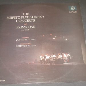 HEIFETZ – PIATIGORSKY – PRIMROSE / Mozart – Mendelssohn RCA LM 2738 LP EX