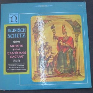 HEINRICH SCHUTZ Motets from ” Cantiones Sacrae ” TRADER Nonesuch lp EX