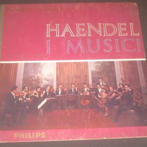 Handel Concerti Grossi, Op. 6	  I Musici  Philips L 00.516 L LP