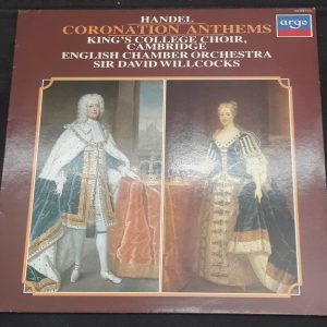 Handel ‎– Cornoation Anthems David Willcocks Argo  414 073-1 LP EX