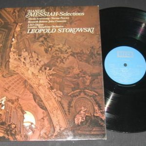Handel Messiah Selection LSO Leopold Stokowski Decca lp