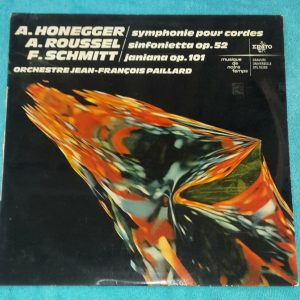 Honegger , Roussel , Schmitt  Musique De Notre Temps  Paillard STU 70280 LP