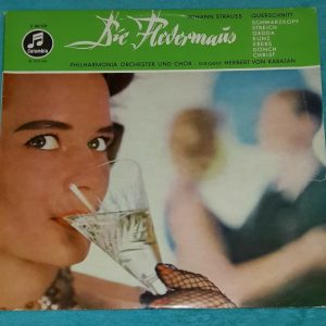 Johann Straus ‎– Die Fledermaus – Querschnitt Karajan Columbia 80110 LP EX