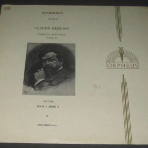 Jorg Demus – Debussy Complete Piano Music Volume 3 Orpheus lp