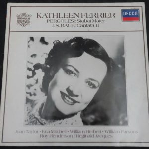 Kathleen Ferrier Pergolesi Bach  Decca 417 466-1 lp EX