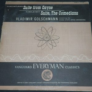 Khachaturian / Kabalevsky – Suites Vladimir Golschmann Vanguard ‎SRV-113  lp