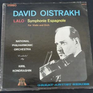 LALO Symphonie Espagnole For Violin and Orch Oistrakh Hall Of Fame HOFS 502 LP