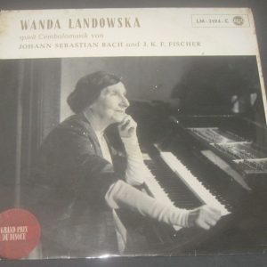 LANDOWSKA Bach Fischer RCA LM 2194-C LP ED1 1958