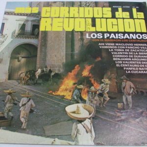 LOS PAISANOS – Mas Corridos De La Revolution LP Mexican Music rare La Cucaracha