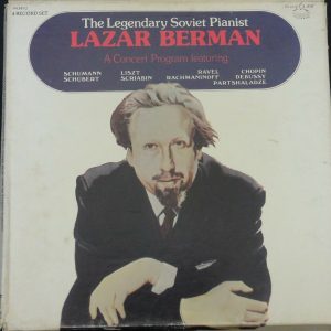 Lazar Berman – Piano Schumann Schubert Liszt Ravel Etc Murray Hill 4 LP Box