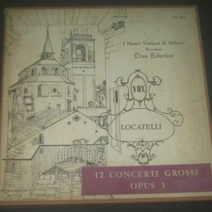 Locatelli 12 Concerti I MUSICI VIRTUOSI DI MILANO / ECKERTSEN VOX DL 333 3 LP