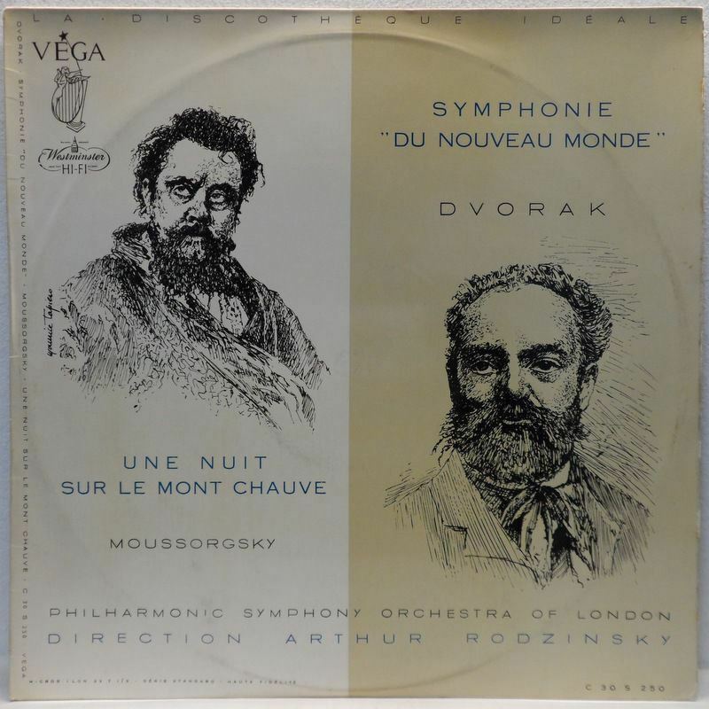 London Philharmonic / Arthur Rodzinsky – Dvorak Symph #5 / Moussorgsky- Une Nuit