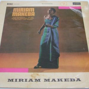 MIRIAM MAKEBA with the Belafonte Folk Singers perry lopez LP LONDON HA 2332 MONO