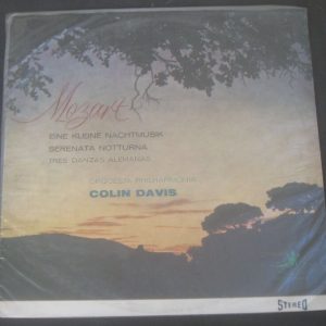MOZART A LITTLE NIGHT MUSIC Colin Davis EMI ANGEL 3SACX-47373 LP