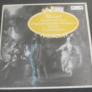 MOZART Symphonies 28 & 38 Colin Davis L’Oiseau Lyre SOL 266 lp EX