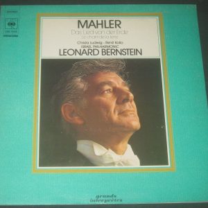 Mahler : Das lied von der Erde . Ludwig , Kollo . Bernstein CBS 76105 LP EX