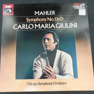 Mahler: Symphony No. 1 Maria Giulini HMV EMI SXLP 30548 lp