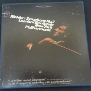 Mahler – Symphony No. 7 Bernstein Columbia M2S 739‎ 2 Eye 2 LP Box EX