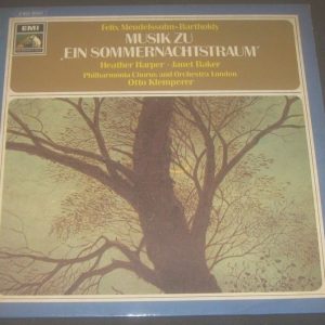 Mendelssohn Midsummer Night’s Dream Klemperer / Baker HMV 1C 053-00 521 LP EX