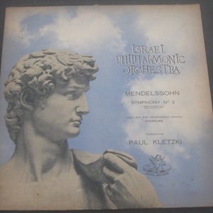 Mendelssohn Syphony No. 3 Paul Kletzki Angel ANG ? 35183 Dowel Spine lp 50’s