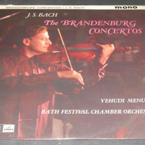 Menuhin – Bach The Brandenburg Concertos 4, 5, 6 HMV ALP 1756
