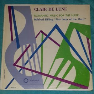 Mildred Dilling – Harp Debussy Salzedo Tournier Liszt Etc  Urania UR 138 LP EX
