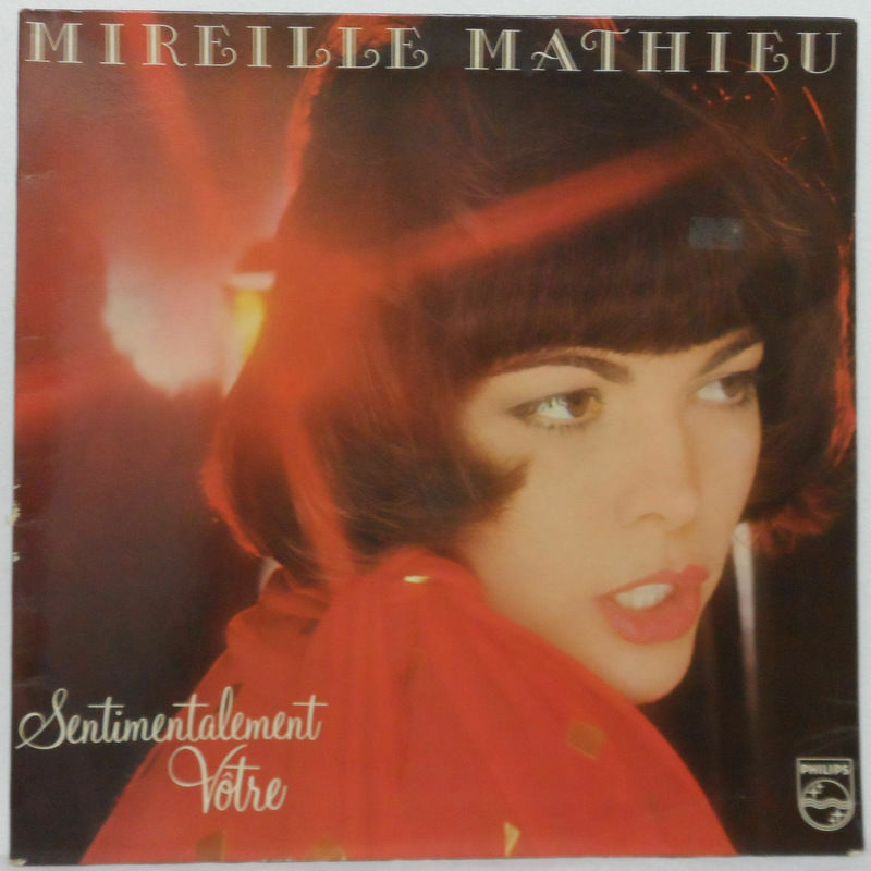 Mireille Mathieu – Sentimentalement Vôtre LP French Chanson Ballad 1977 GAT