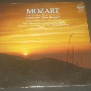 Mozart Piano Concerto No. 21 / 23 Blumental / Hager Everest ‎ SDBR 3374 LP
