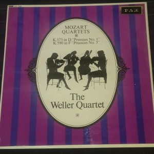 Mozart Quartets  The Weller Quartet  PAX IST 604 ( DECCA SXL 6258 ) ED1 LP EX