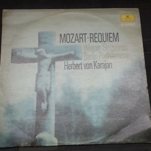 Mozart ‎- Requiem Karajan  DGG 2535 257 lp