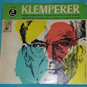 Mozart : Serenata Notturna Brahms ‎: Haydn-Variationen Klemperer Columbia 10″ LP