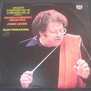 Mozart – Symphonies 40 / 41 James Levine RCA ARC1-4413 DIGITAL lp EX-