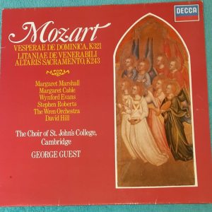 Mozart Vesperae De Dominica Etc George Guest  DECCA 6.42496 LP EX