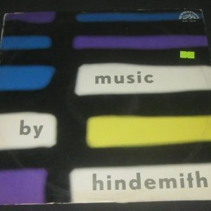Music By Paul Hindemith Supraphon ?– SUA 10431 lp EX